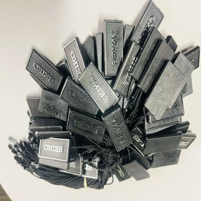 Hava koşullarına karşı dayanıklı 3 inç Siyah Asma Etiketi Sabun Swing Etiketi Fil 100pcs