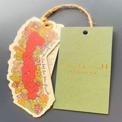 Plastic Clothing Hang Tag Clear Design Fits Most Standard Tags Great for Apparel Identification and Retail Merchandising