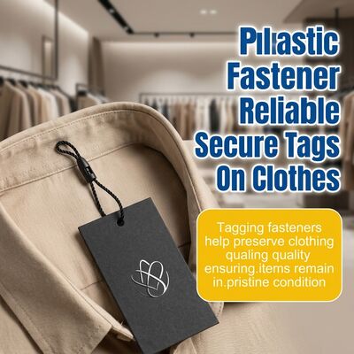 Heat Resistant Nylon Tag Fasteners 4 Inches Length 0.2 Inches Width Perfect for Labeling Apparel and Industrial Products