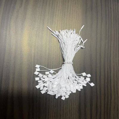 Giysi Beyaz Poliester Güvenlik Loop Plastik Etiket Bağlayıcı Evrensel