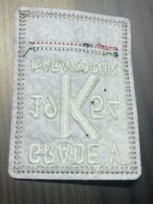 Toplu Patch Giysi Giyim Aksesuarları için Etiketler Üzerine Özel Dikiş