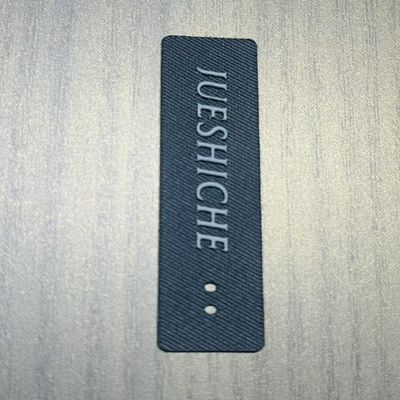Özel dokuma ısı aktarımı giyim etiketleri 42x62 Çantalar için giyim