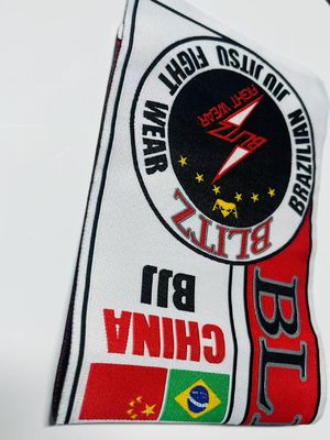 Dokumalı giysiler için özel dikiş Etiketler Etiketler Kumaş Üretici