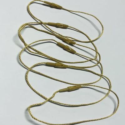 Su geçirmez örülmüş naylon kıyafet etiket bağlayıcılar Snap Lock Pin Loop