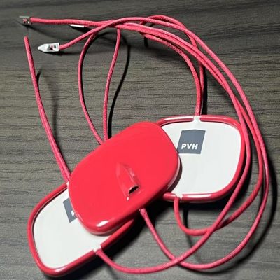 500Pcs örgülenmiş asılı etiket Snap Lock Naylon Plastik fiyat etiketi bağlayıcılar