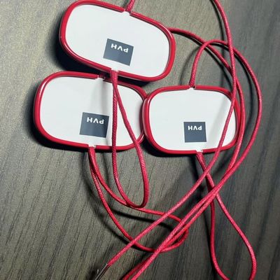 500Pcs örgülenmiş asılı etiket Snap Lock Naylon Plastik fiyat etiketi bağlayıcılar