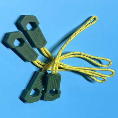 500 pcs Plastik Silikon Jumpsuit Fermuar Yardımcısı Neylon Fermuar Çekici Giysi için