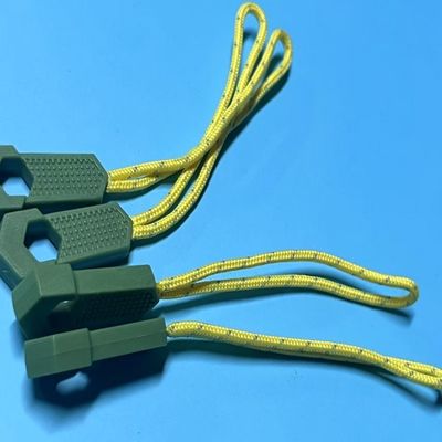 500 pcs Plastik Silikon Jumpsuit Fermuar Yardımcısı Neylon Fermuar Çekici Giysi için