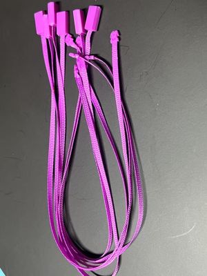 Plastiki geri dönüştürülmüş etiket kilitlemesi kıyafetler ayakkabılar şapkalar için 1000pcs