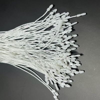 Sürdürülebilir Kare Kilitleme Plastik Etiket Bağlayıcı İpi Düğme CMYK Giysi için Özel