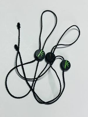 Asılı Giysi Swing Plastik Etiket İp Bağlayıcılar Siyah Hafif