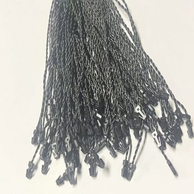 ODM 7 Inç Dikdörtgen Siyah Plastik Etiket Bağlayıcılar Elastiki