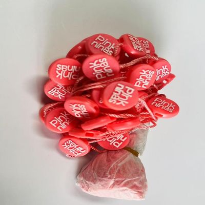 OEM Toplu miktarlar Plastik Bağlayıcı Asma Etiketleri Snap Kilitli Pinler ve Güvenlik Halkaları