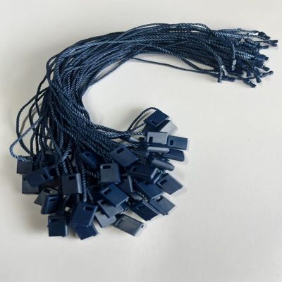 Hafif Güvenlik Loop Plastik Etiket Bağlayıcı Perakende Mağazaları için Koyu Mavi