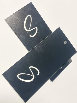 Özel Karton Swing Aksesuarları Giysiler İçin Tağ 500 Paket