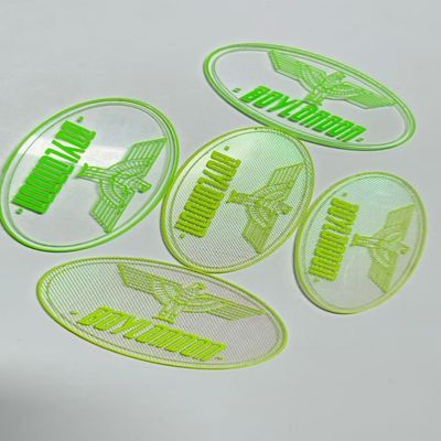 TPU Technology Heat Transfer Clothing Labels for Pet Size mm Custom Design