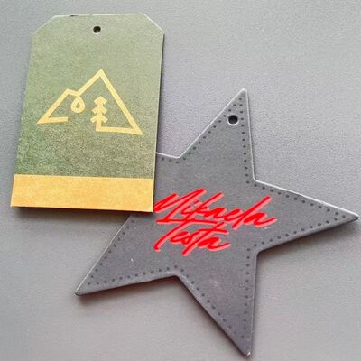 Hanging Tags Custom Clothing Hang Tags Snap Lock Style Customizable Options for Clothing Retailers Apparel Presentation