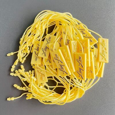 Embossed Plastic Tag Fastener Eco Friendly Durable Plastic Texture Ideal for Secure Labeling Applications