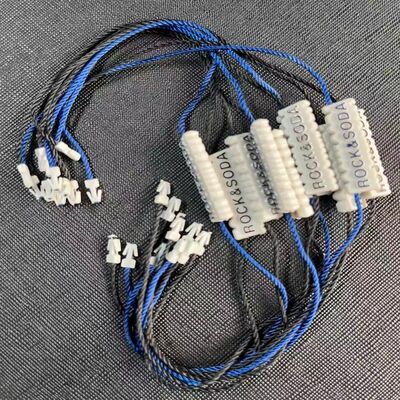 Çeşitli Endüstrilerde Güvenli Etiketleme Çözümleri İçin İdeal, Ayarlanabilir İpli Kabartmalı Plastik Etiket Klipsi