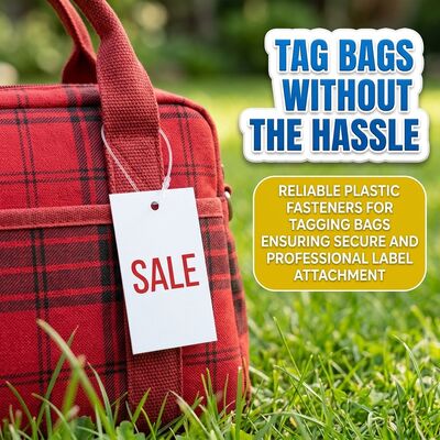 Su geçirmez örülmüş naylon kıyafet etiket bağlayıcılar Snap Lock Pin Loop
