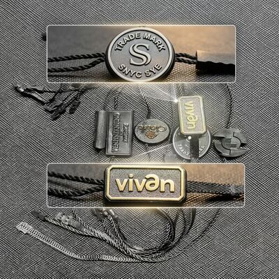 Genişliği 0.2 inç Giyim Swing Etiketleri Dayanıklı Giyim Etiketleri Giyim Kimliği ve Perakende Sunumu için Mükemmel